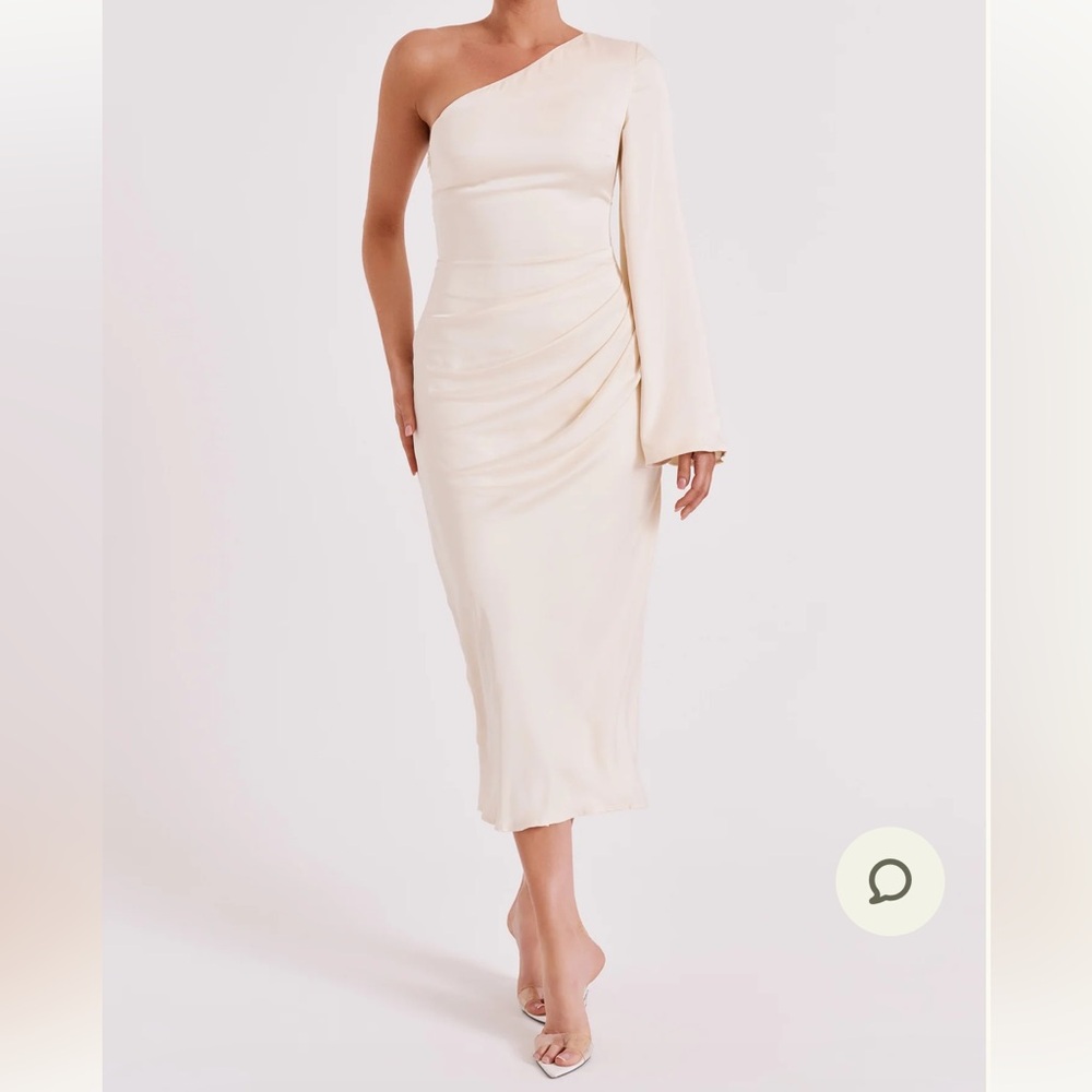 One Shoulder Maxi Dress